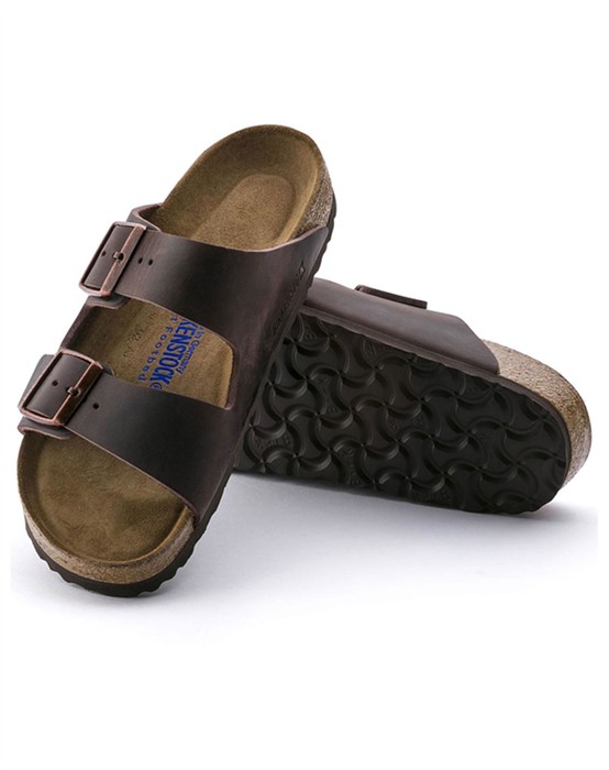 Arizona Olied Leather Sandal - Habana